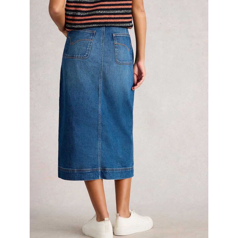 White Stuff Tia Denim Midi Skirt image number 1